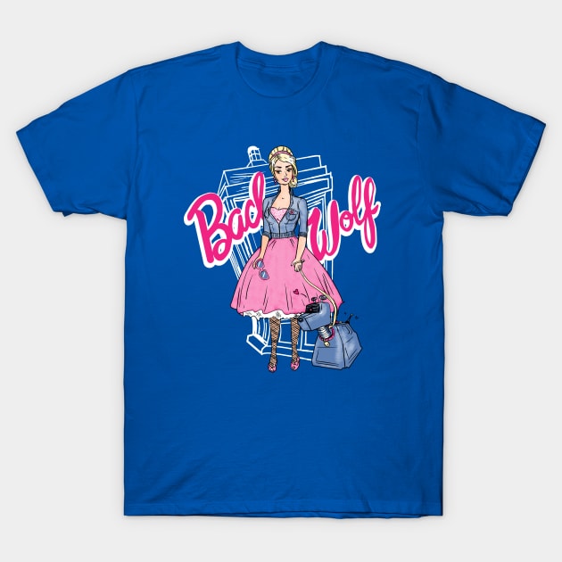 Bad Wolf Barbie T-Shirt by Scribble Creatures